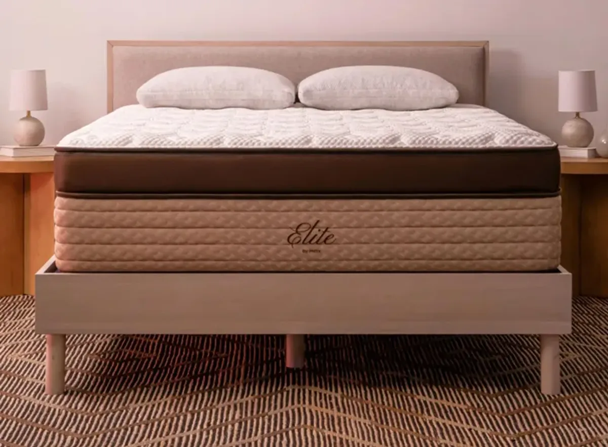 Helix Sunset Elite Plush Mattress in Brown by Helix Sleep