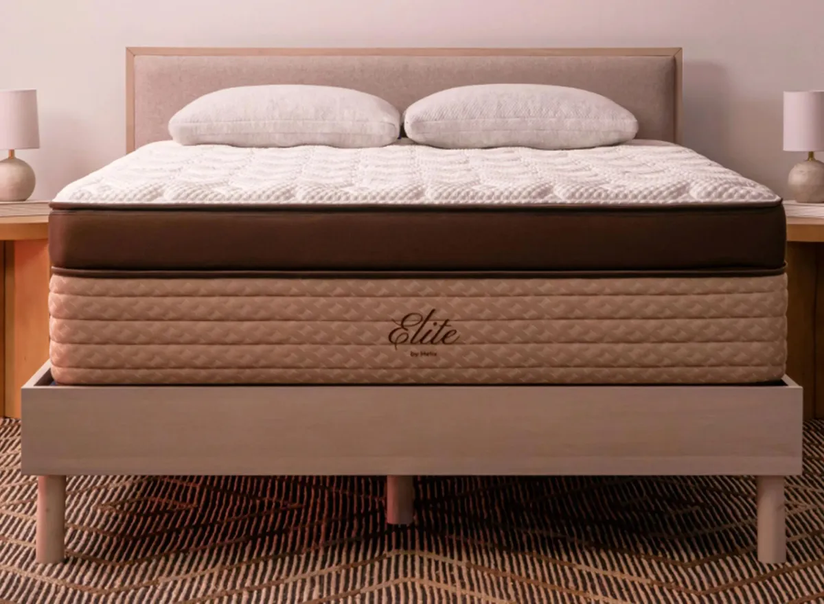 Helix Twilight Elite Firm Mattress in Brown by Helix Sleep