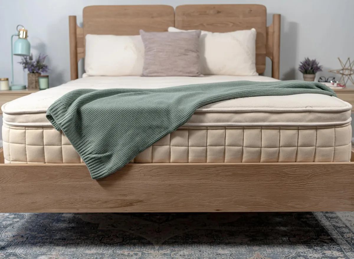 Concerto Plush Pillowtop Mattress in Natural by Naturepedic