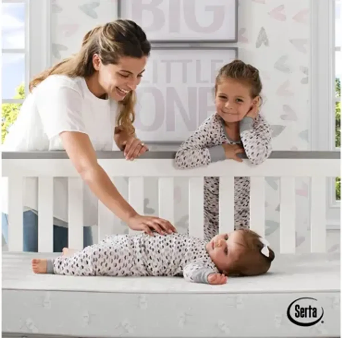 Serta Sparkling Sky 4-inch Mini/Portable Crib Mattress by Delta Children