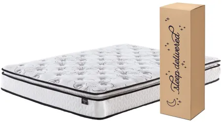 Bonnell 10 Inch Firm Pillow Top Mattress in White by Ashley Express