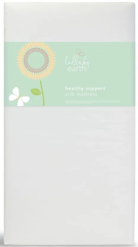 Lullaby Earth Healthy Support Crib Matress in White by Naturepedic