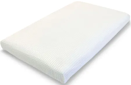 Lullaby Earth Breathe Safe Mini Crib Mattress in White by Naturepedic