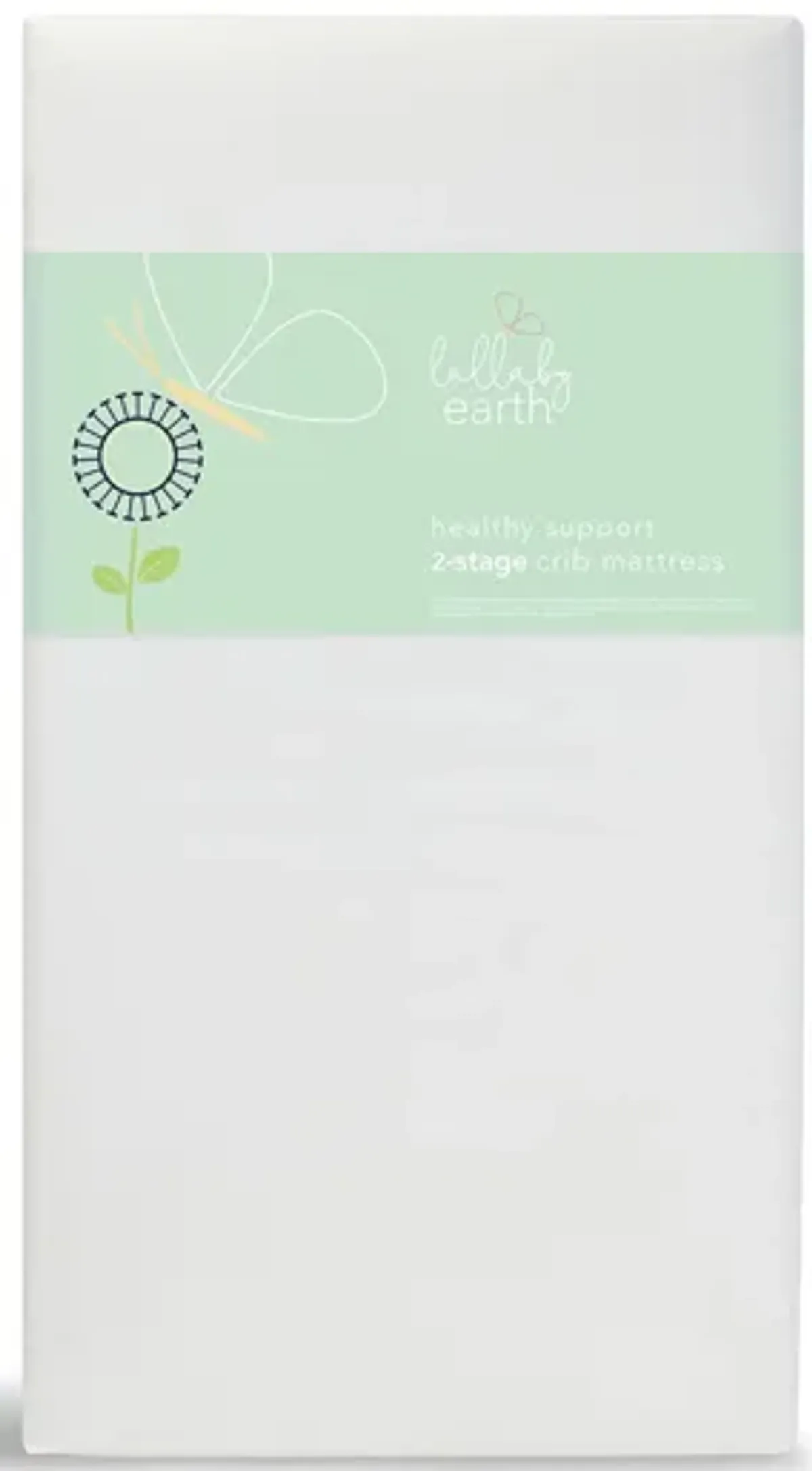 Lullaby Earth Healthy Support 2-Stage Crib Mattress in Natural by Naturepedic