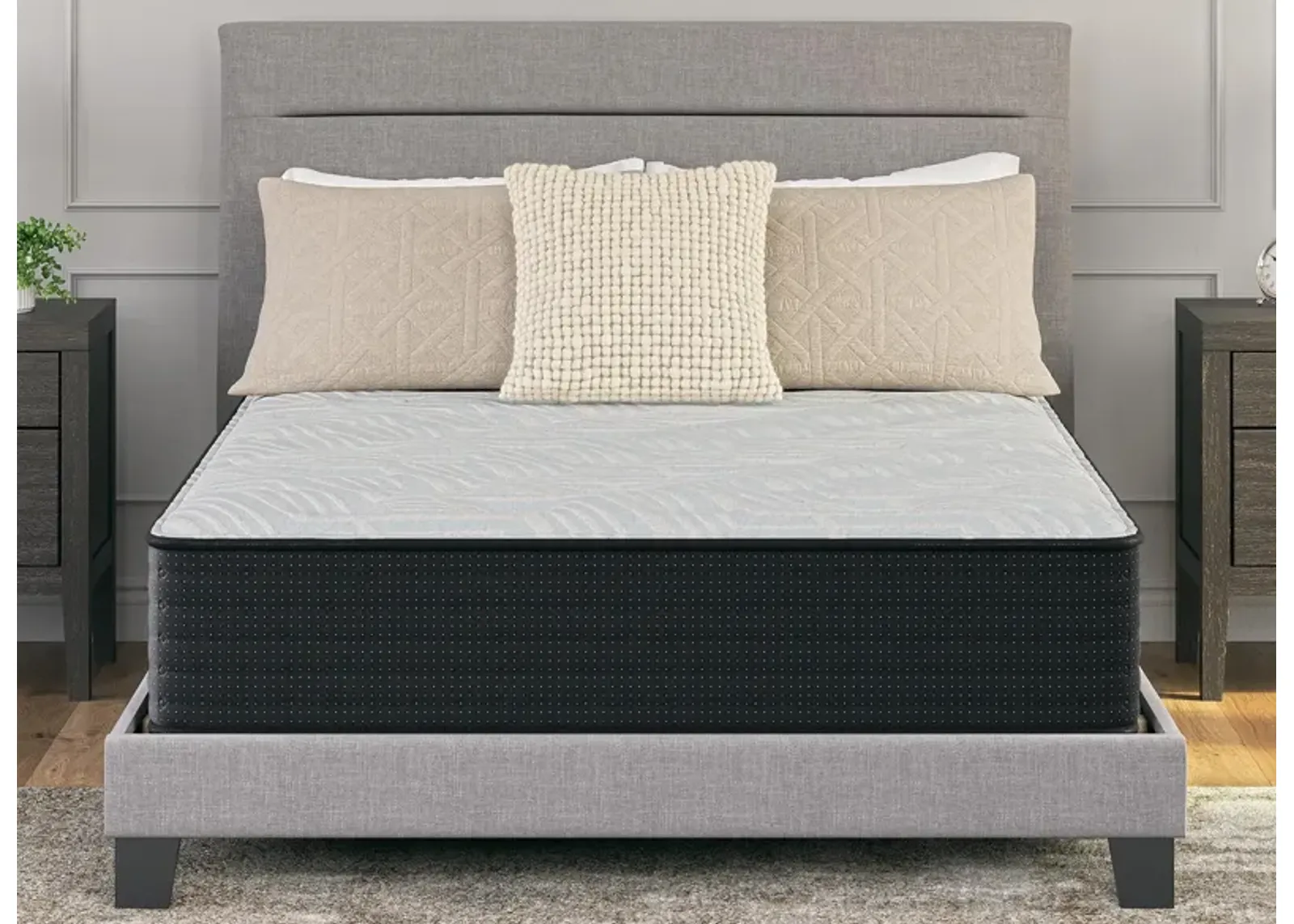 Palisades Firm Mattress in Gray/Blue by Ashley Furniture