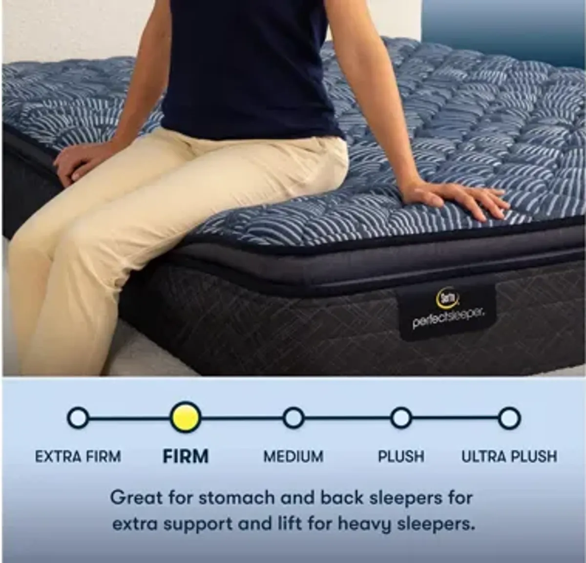 Serta Perfect Sleeper Cobalt Calm Firm Pillow Top Mattress