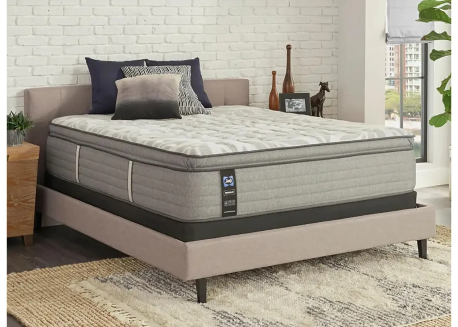 Sealy Posturepedic Mohegan Bluffs Medium Euro Pillow Top Mattress