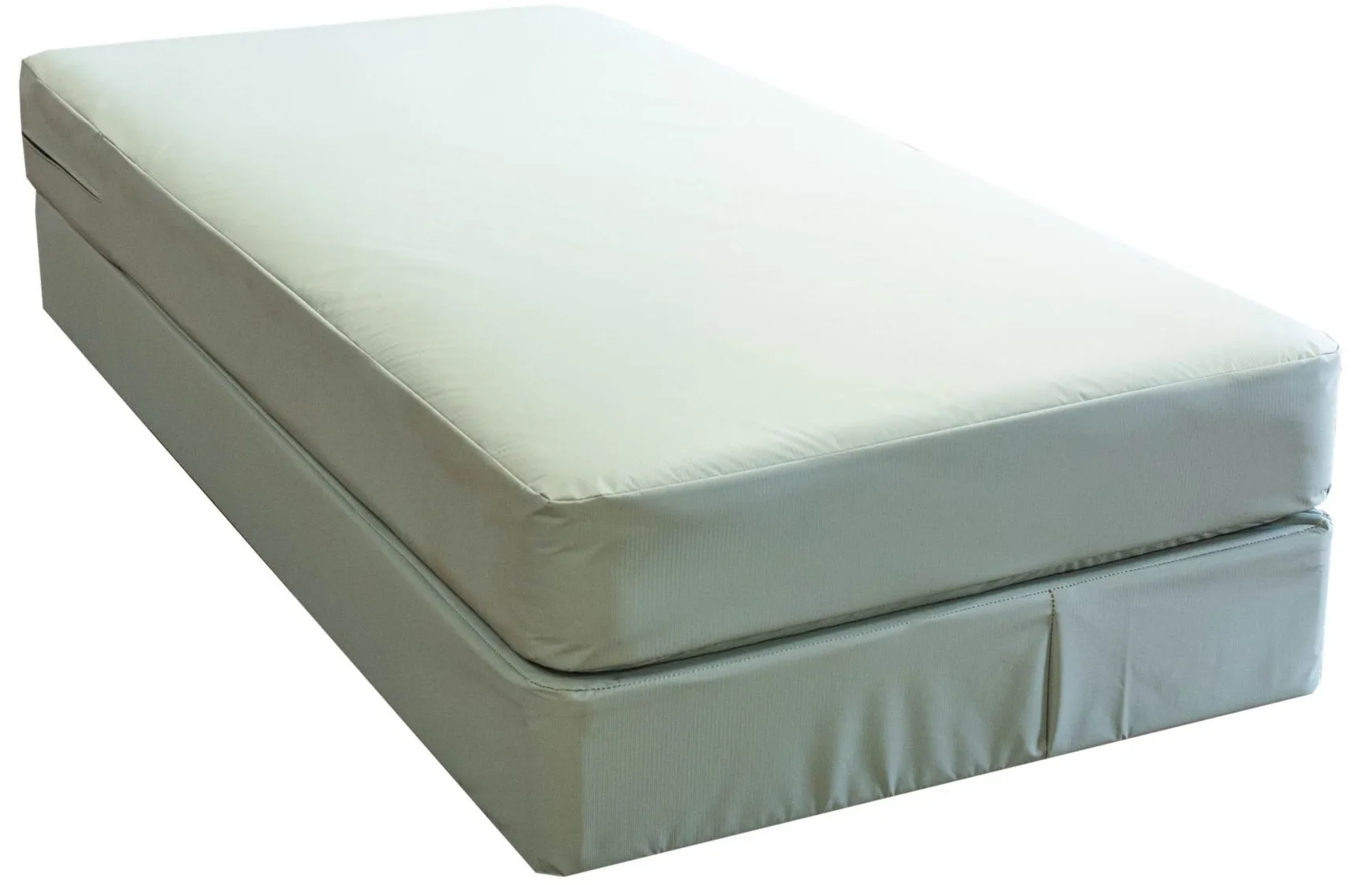 Magic Sleeper Vinyl Wrapped Coiled Mattress w/Inverted Seam in Green by Magic Sleeper