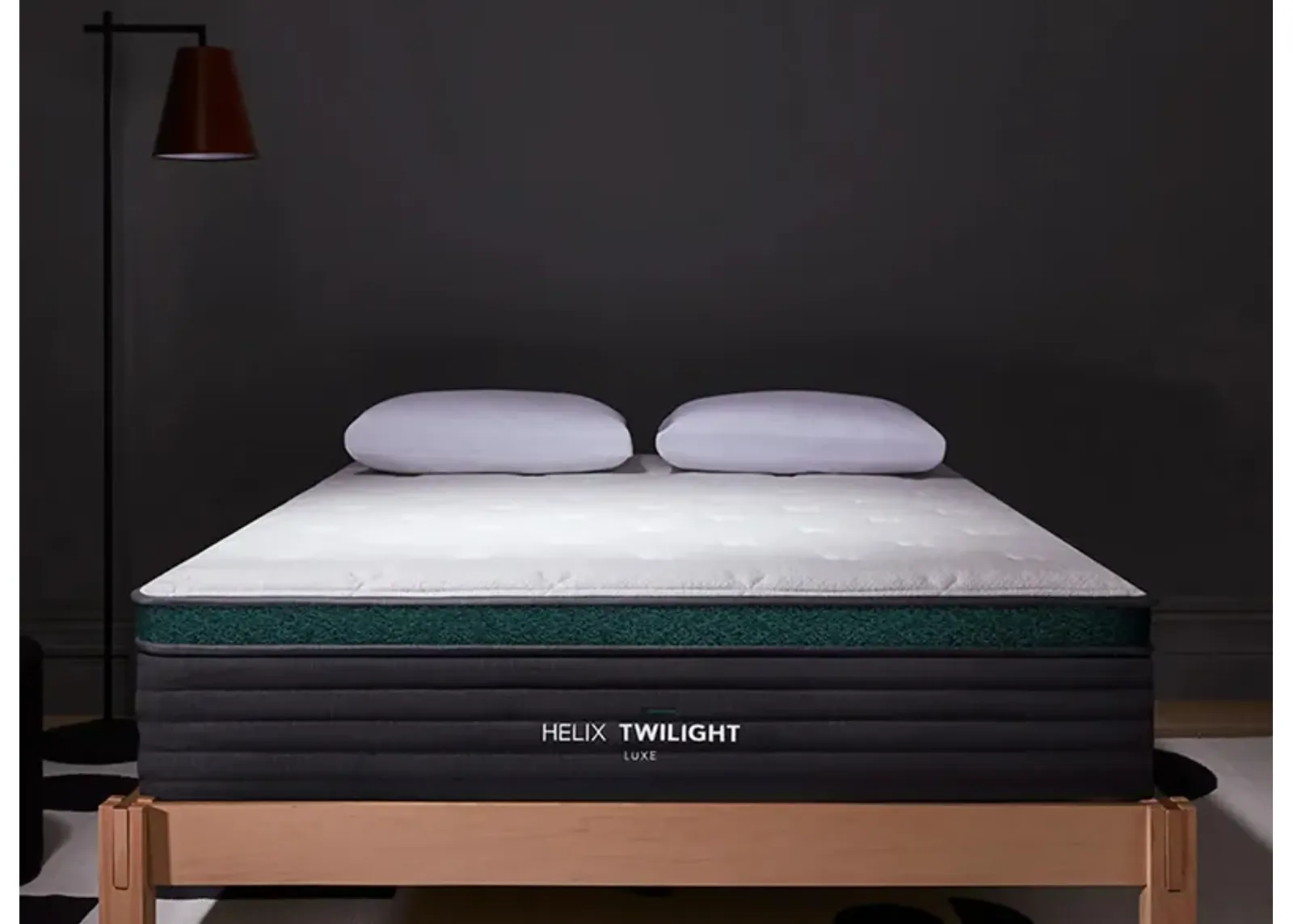 Helix Twilight Luxe Mattress in Gray by Helix Sleep