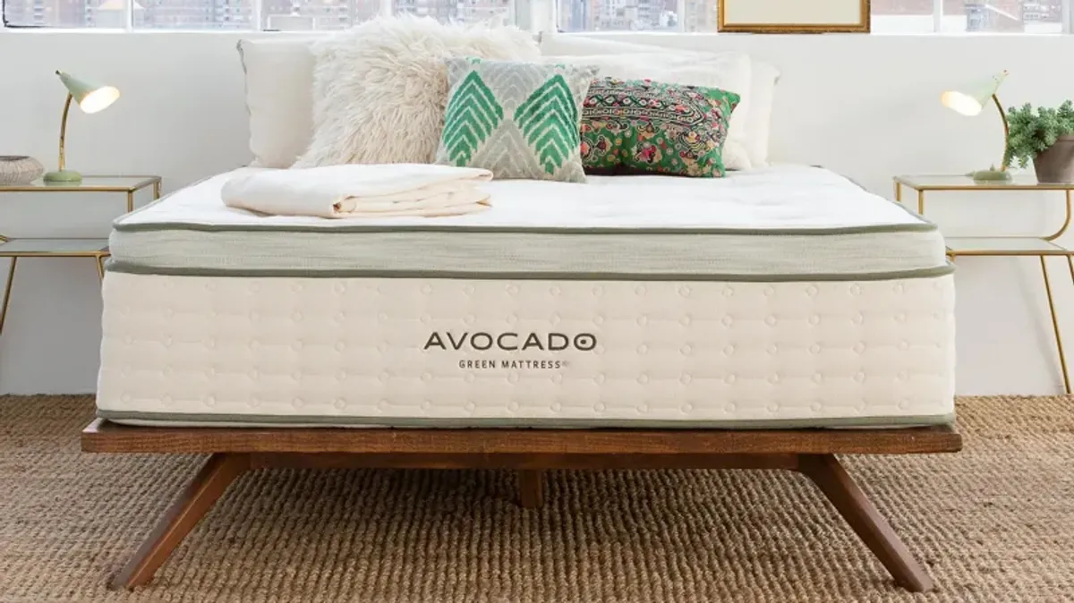 Avocado Green Mattress Pillow Top Medium