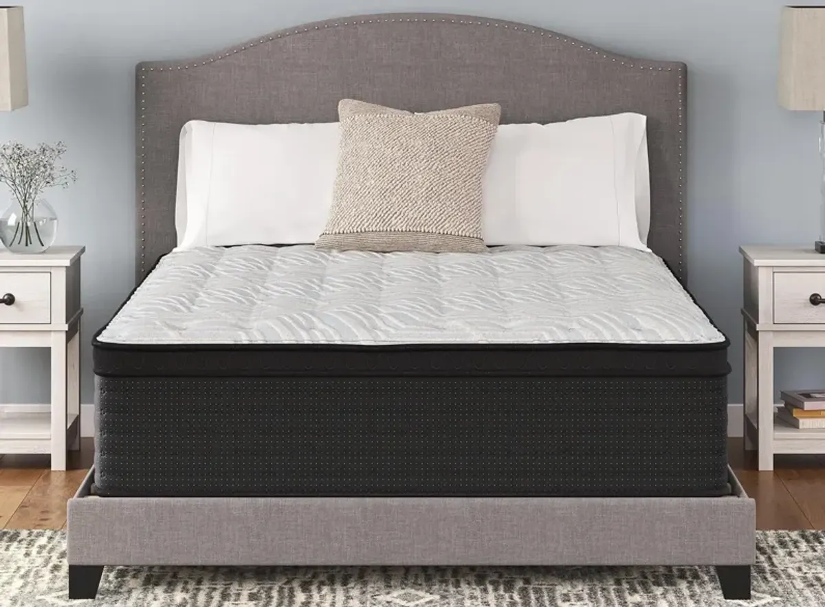 Palisades Euro Top Mattress in Gray/Blue by Ashley Furniture