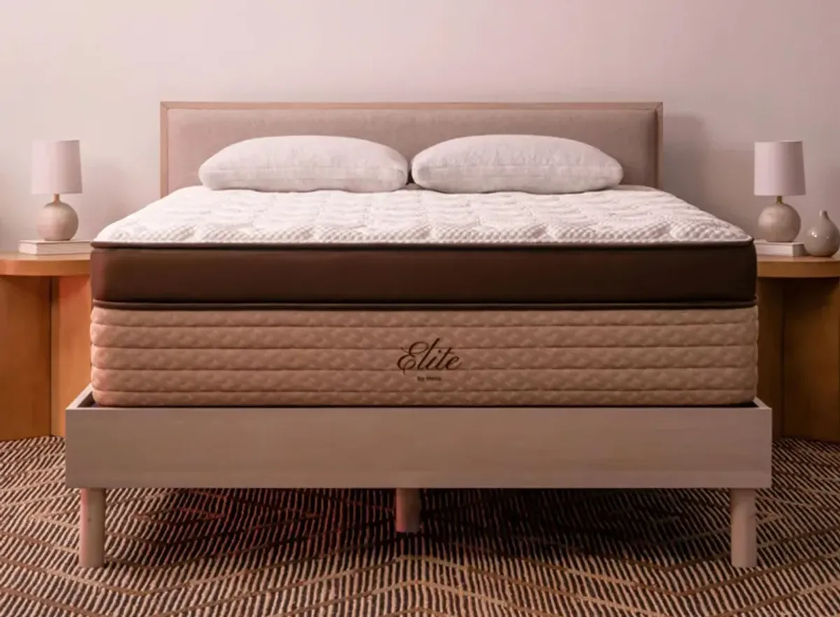 Helix Midnight Elite Medium Memory Foam Mattress in Brown by Helix Sleep