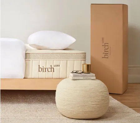 Birch Luxe Natural Mattress in Natural by Helix Sleep