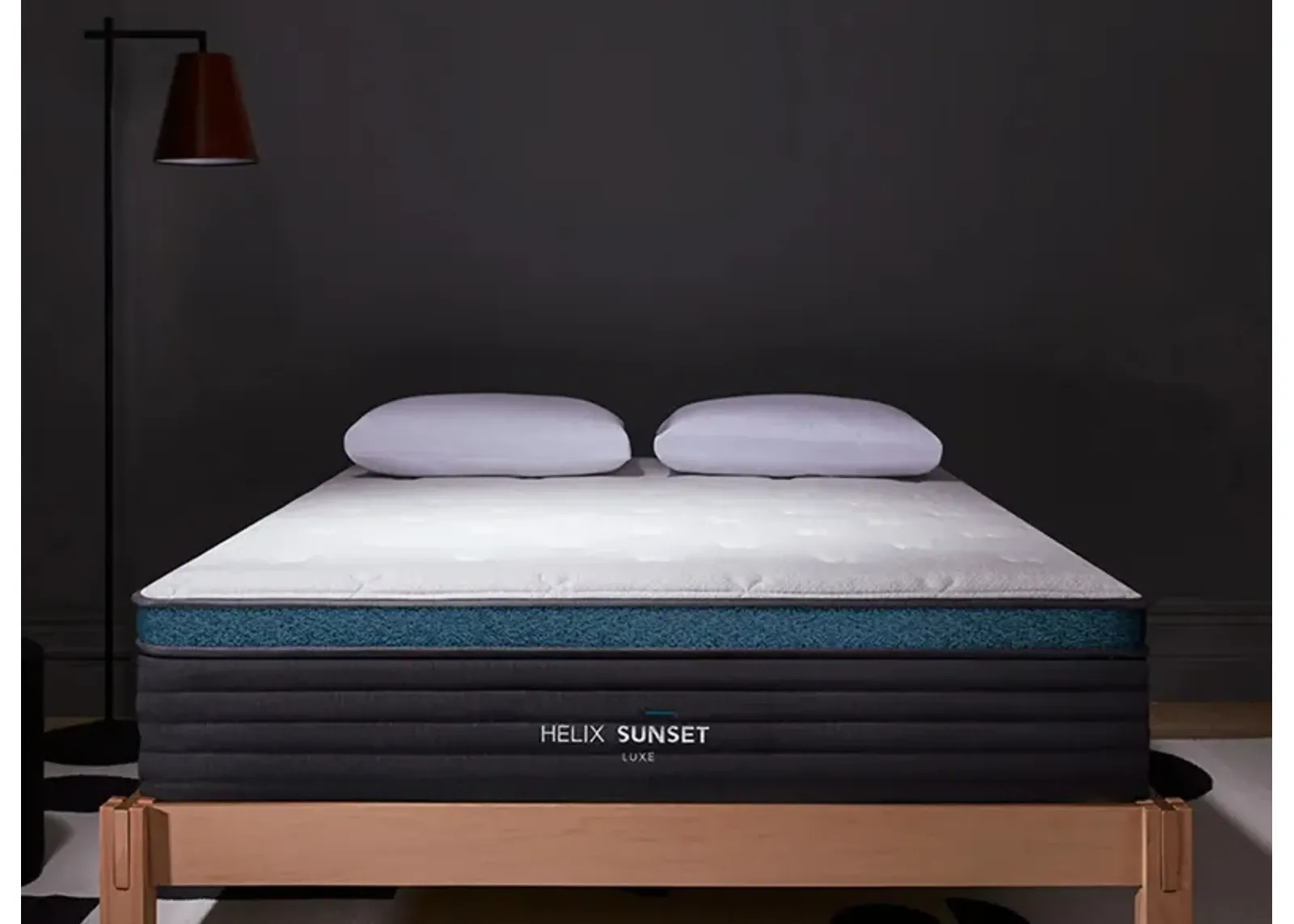 Helix Sunset Luxe Mattress in Gray by Helix Sleep