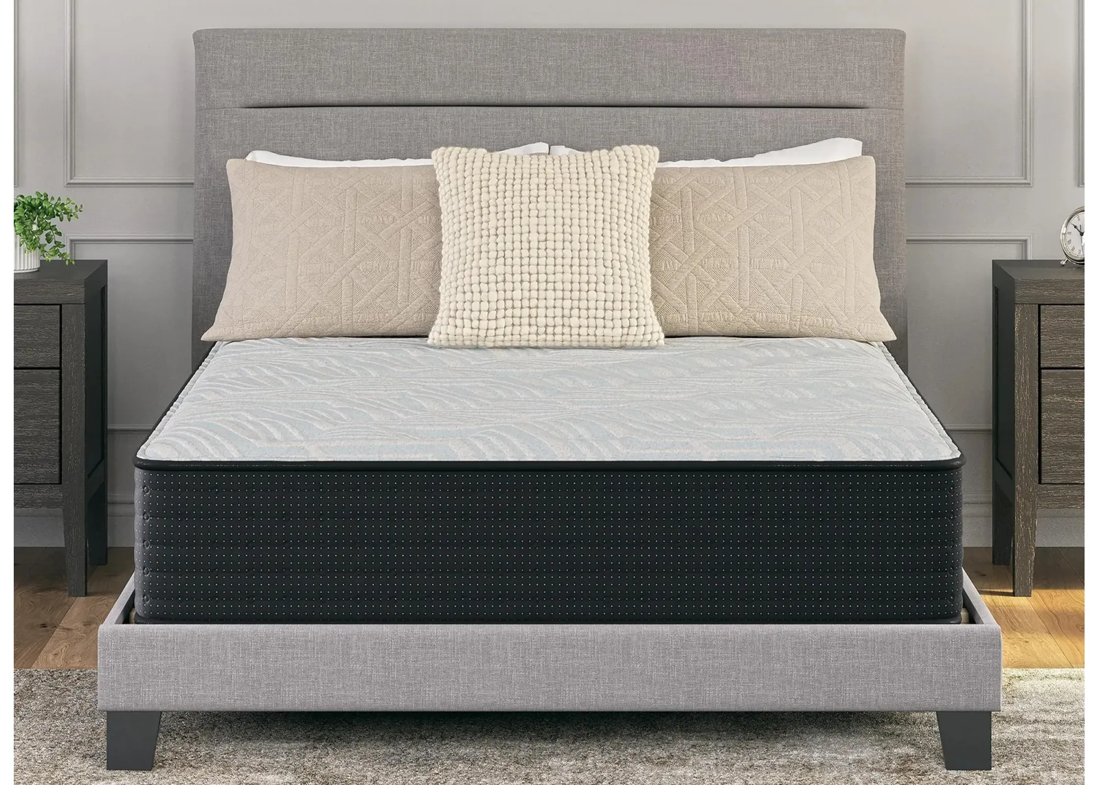 Palisades Firm Mattress in Gray/Blue by Ashley Furniture