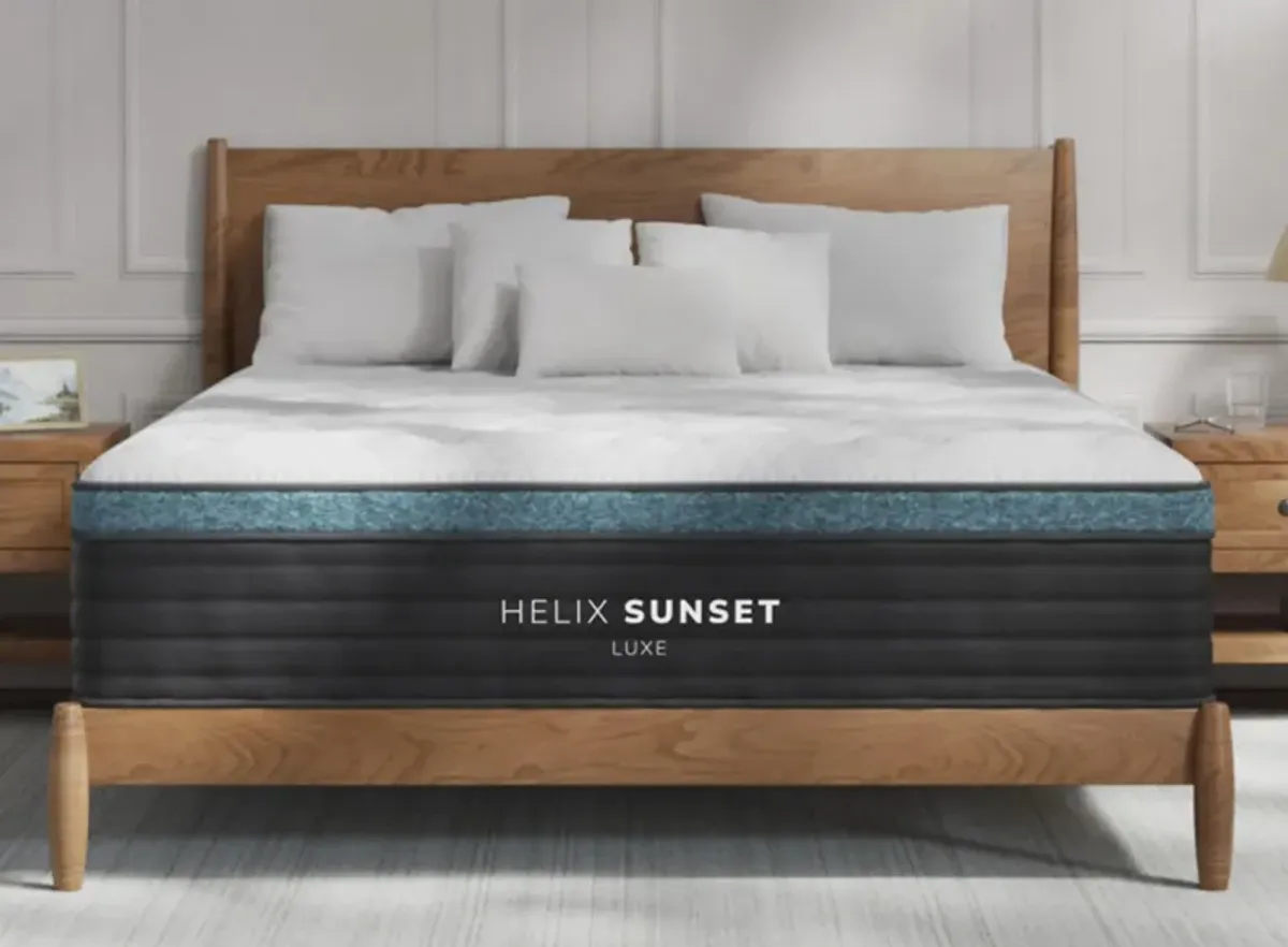 Helix Sunset Luxe Mattress with GlacioTex Cooling Cover