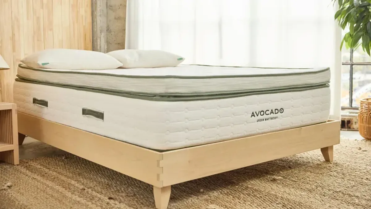 Avocado Green Mattress BoxTop Plush