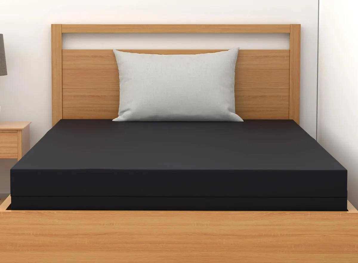 Baylor Double Sided Inverted Seam Blue Vinyl Mattress