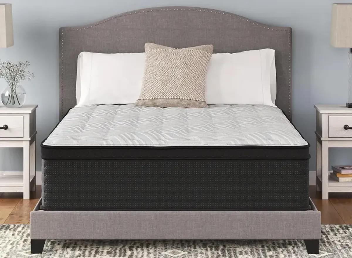 Palisades Euro Top Mattress in Gray/Blue by Ashley Furniture