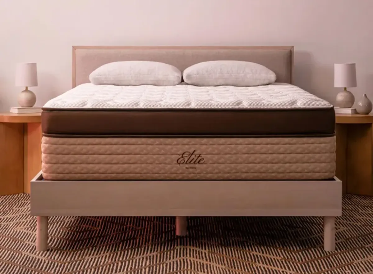 Helix Midnight Elite Medium Memory Foam Mattress in Brown by Helix Sleep