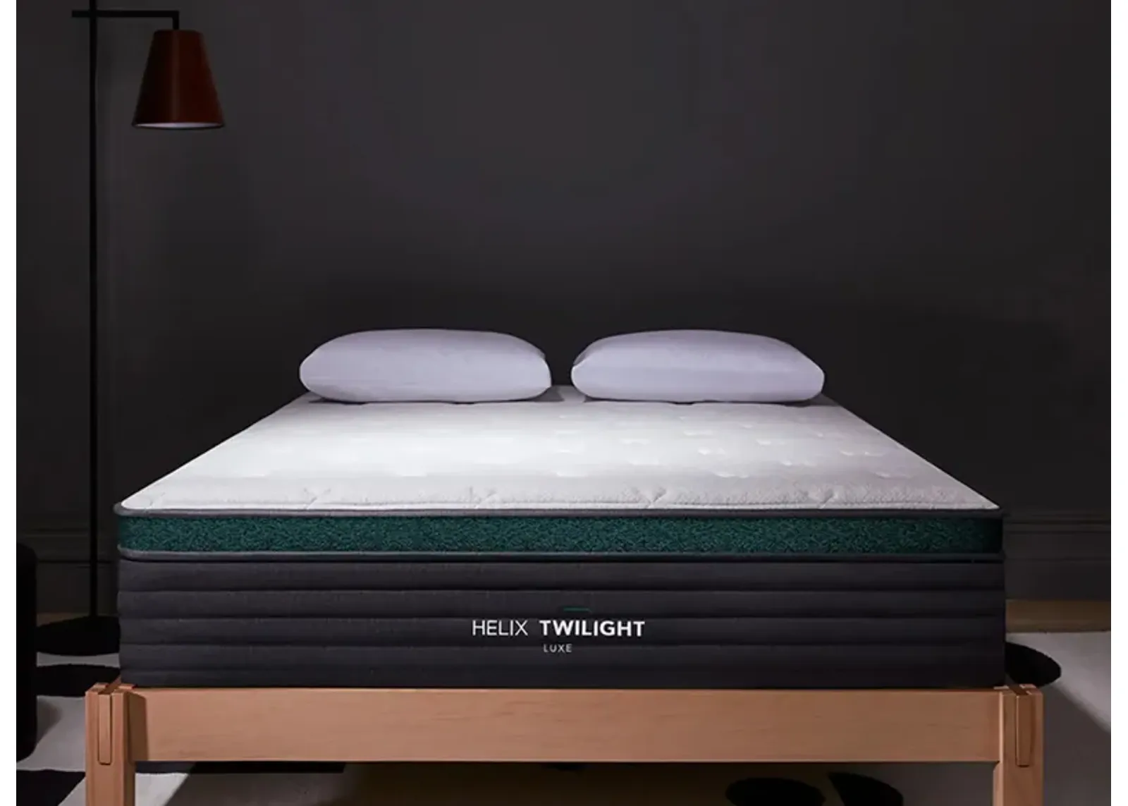 Helix Twilight Luxe Mattress in Gray by Helix Sleep