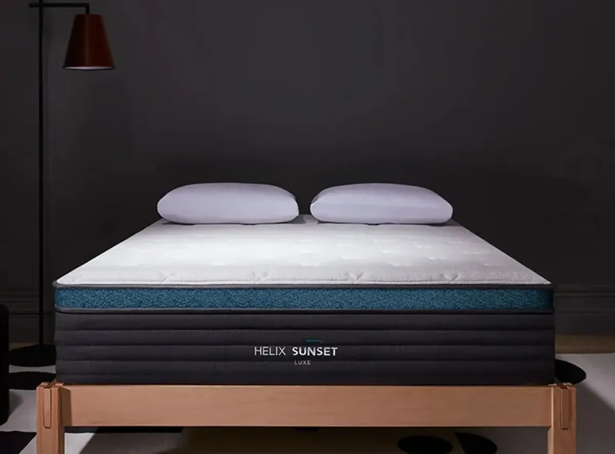 Helix Sunset Luxe Mattress in Gray by Helix Sleep