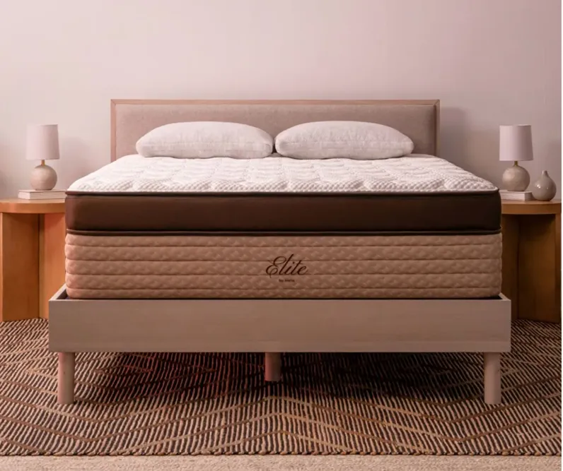 Helix Midnight Elite Medium Memory Foam Mattress in Brown by Helix Sleep