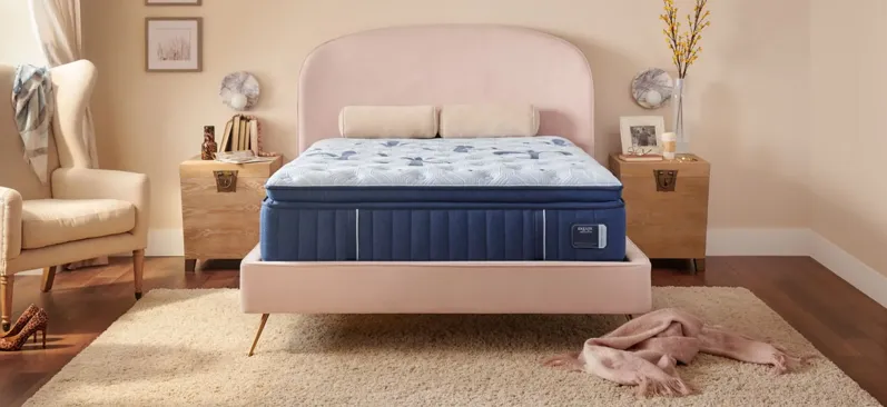 Stearns & Foster Estate Plush Euro Pillow Top Mattress Bedding