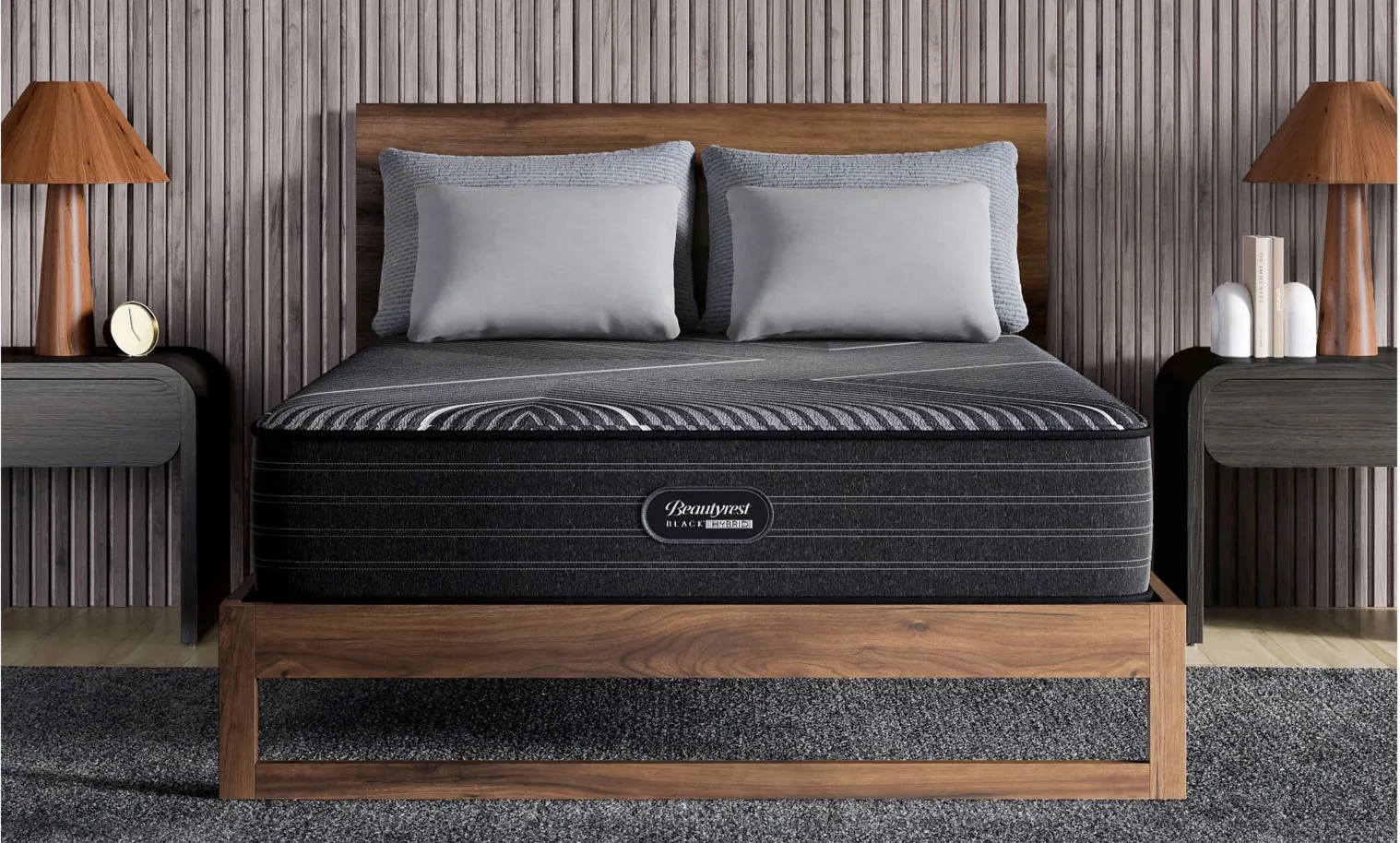 Beautyrest Black Hybrid BX-Class Plush Mattress In Black