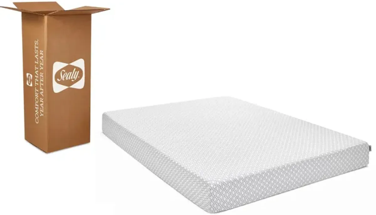 Sealy Cool + Clean 8" Medium Memory Foam Mattress