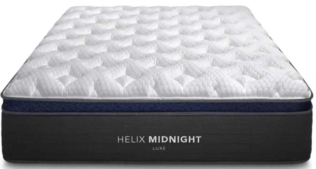 Helix Midnight Luxe Mattress with GlacioTex Cooling Cover