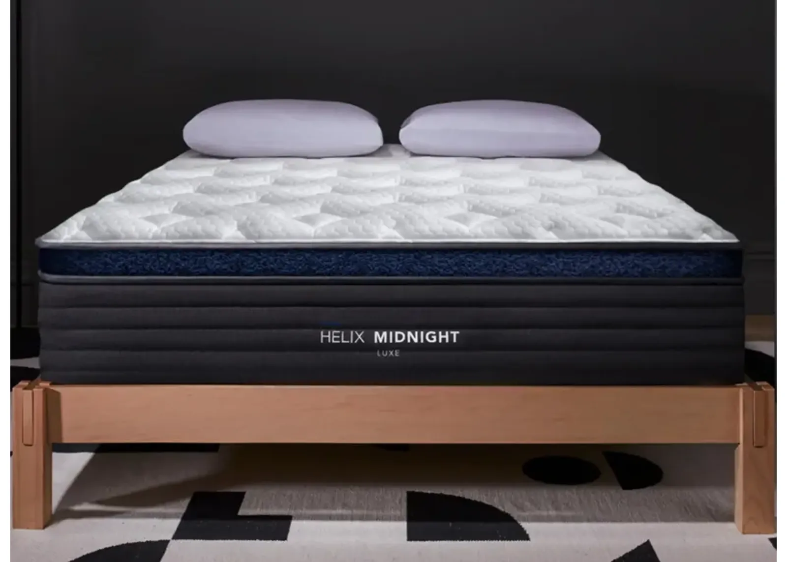 Helix Midnight Luxe Mattress with GlacioTex Cooling Cover