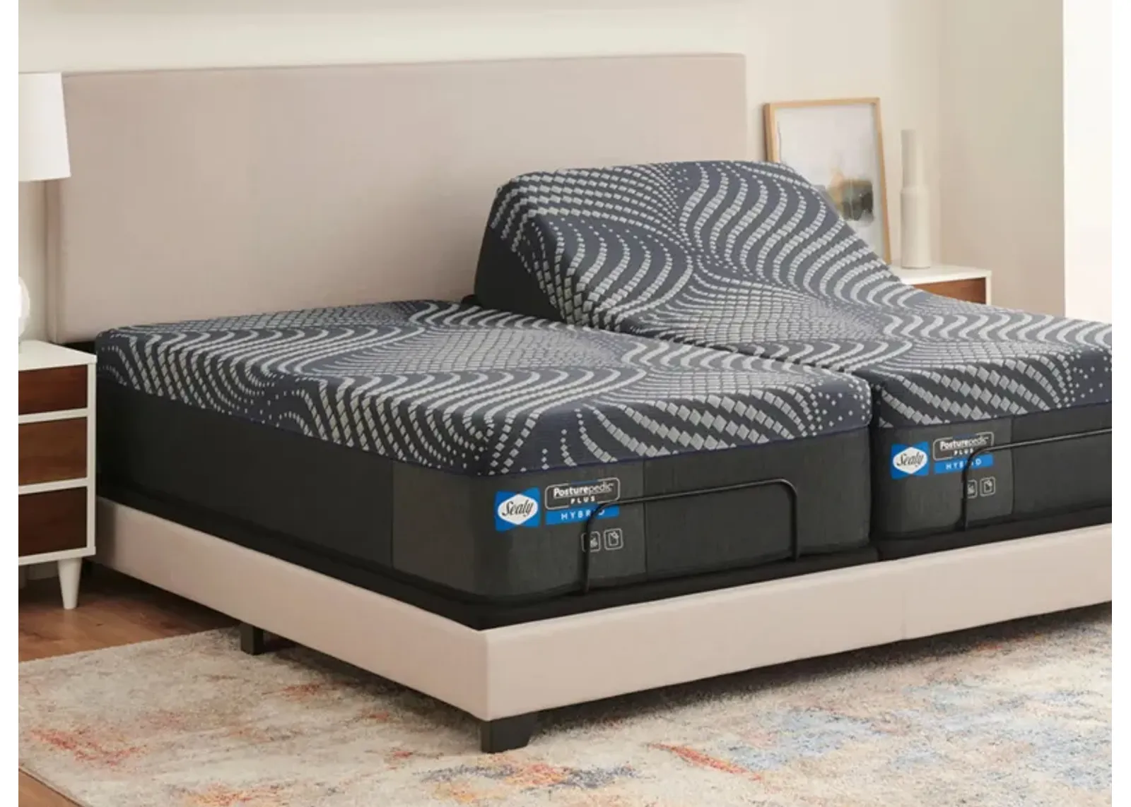 Sealy Posturepedic Plus Hybrid Brenham Soft Split Cal King Mattress