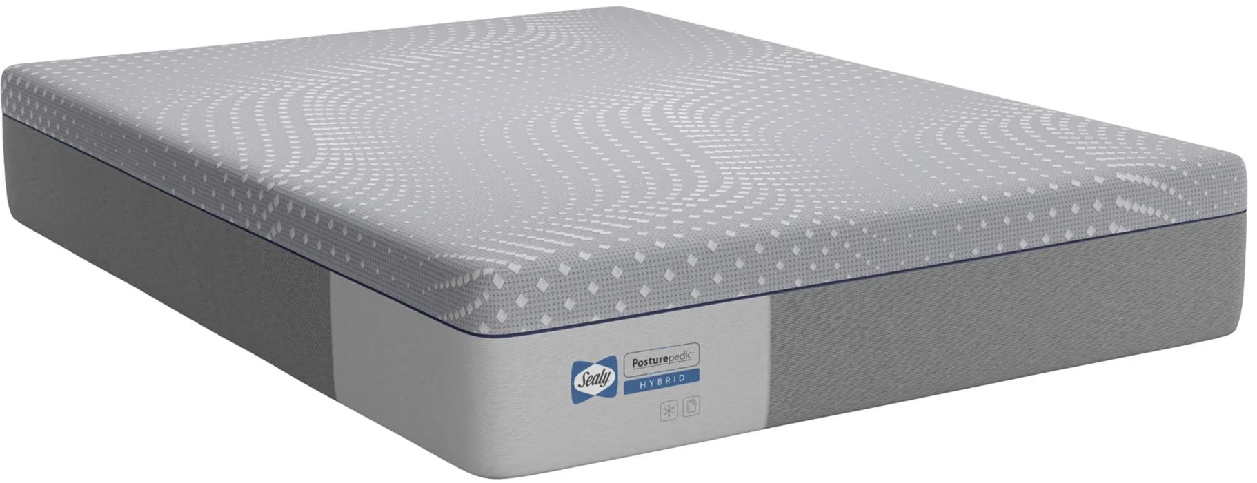 Sealy Posturepedic® Lacey 13" Hybrid Firm Mattress in Gray Mattress