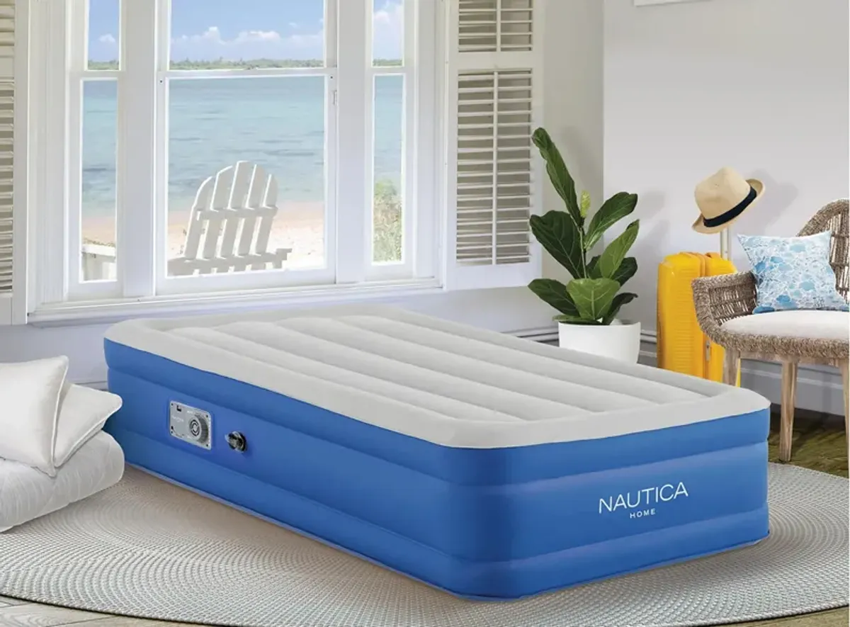 Nautica Plushaire Express Air Mattress in Blue by Boyd Flotation