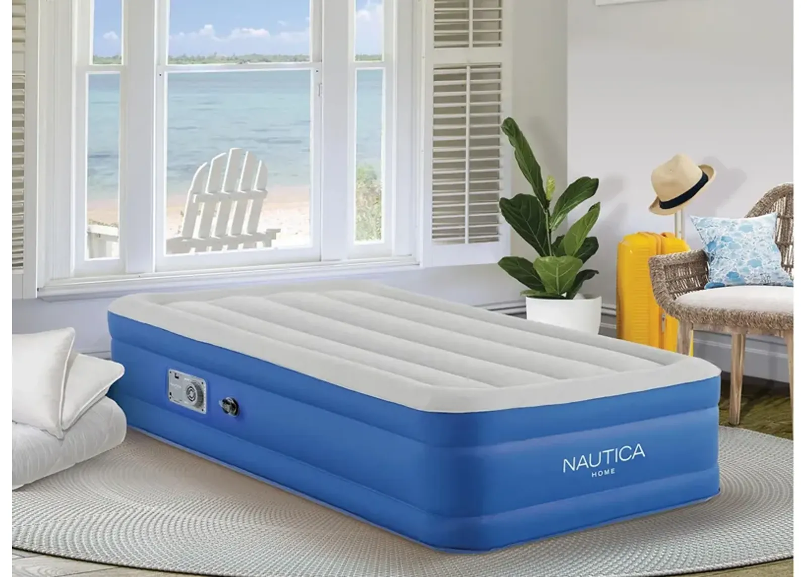 Nautica Plushaire Express Air Mattress in Blue by Boyd Flotation