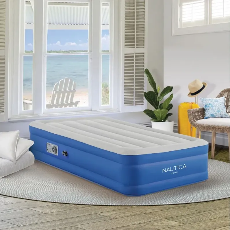 Nautica Plushaire Express Air Mattress in Blue by Boyd Flotation