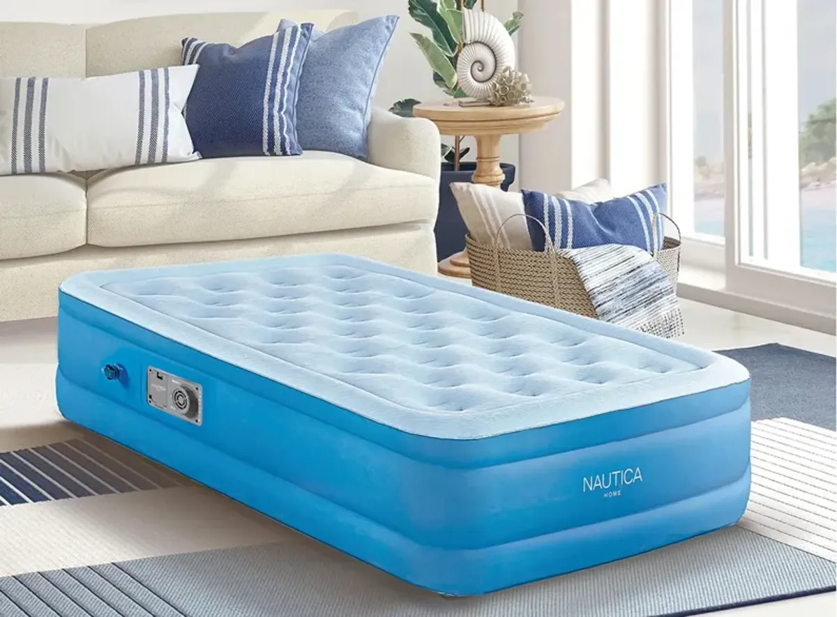 Nautica Cool Comfort Express Air Mattress in Blue by Boyd Flotation