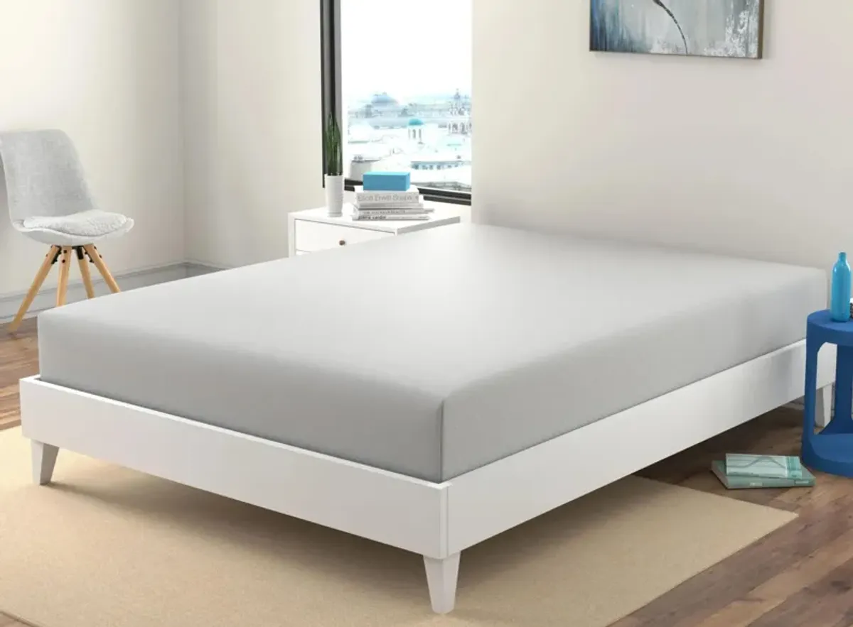 SleepI 10-inch Firm Gel Memory Foam Mattress in a Box in White by Corsicana Bedding