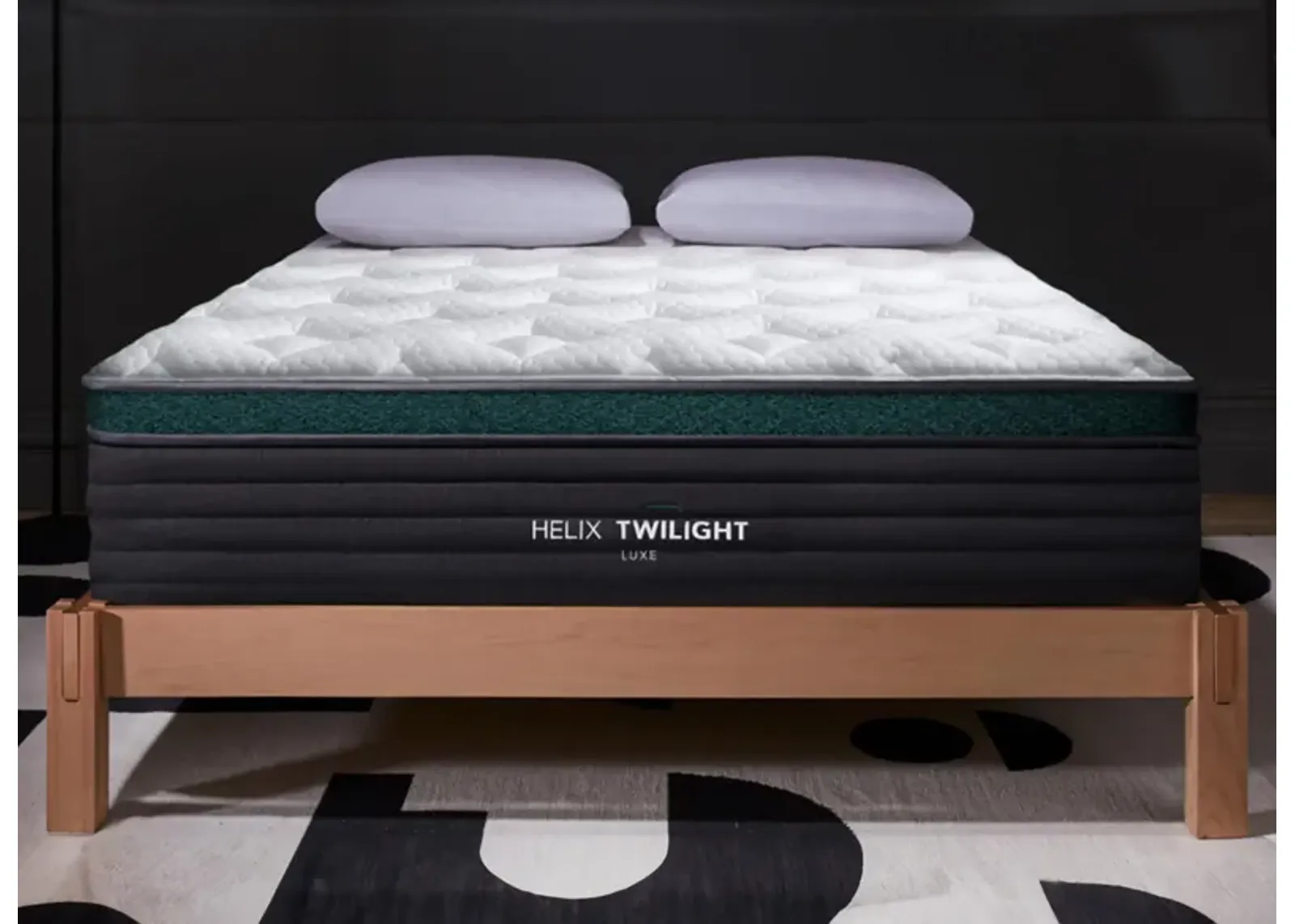 Helix Twilight Luxe Mattress with GlacioTex Cooling Cover