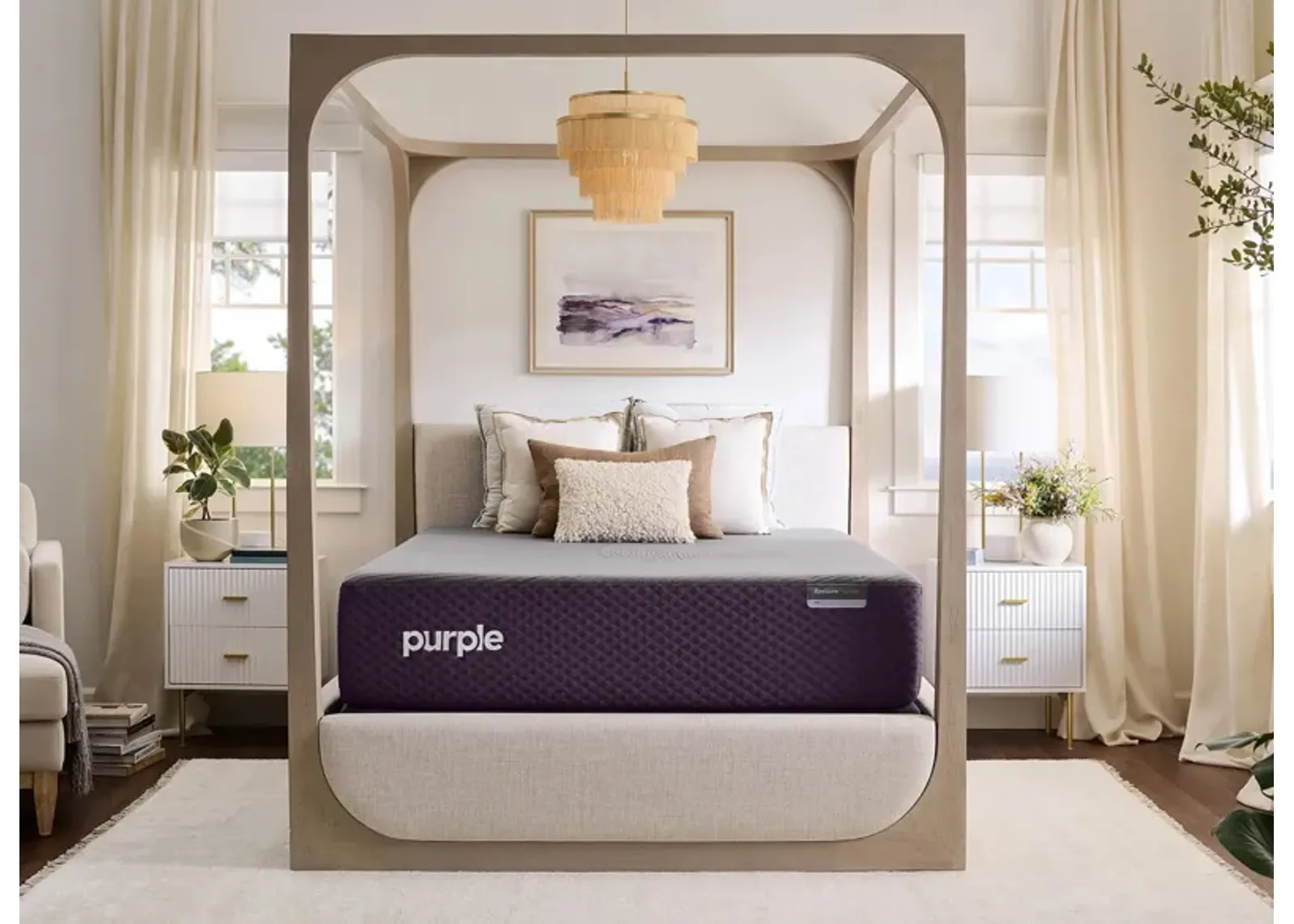 Purple RestorePremier™ Soft Hybrid Mattress by Purple Innovation