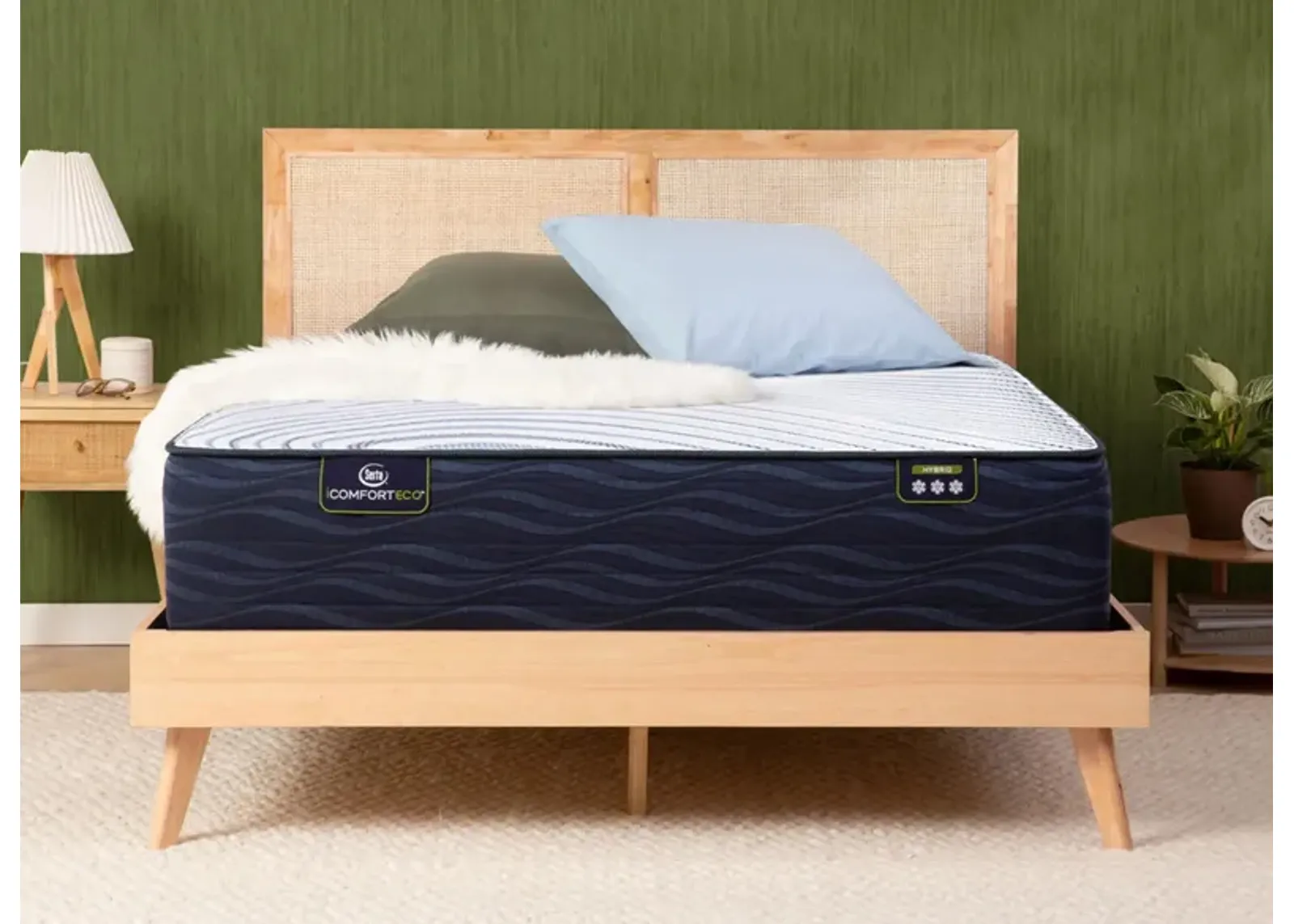 Serta iComfortECO™ S40HD Plush Hybrid Mattress with HD Memory Foam