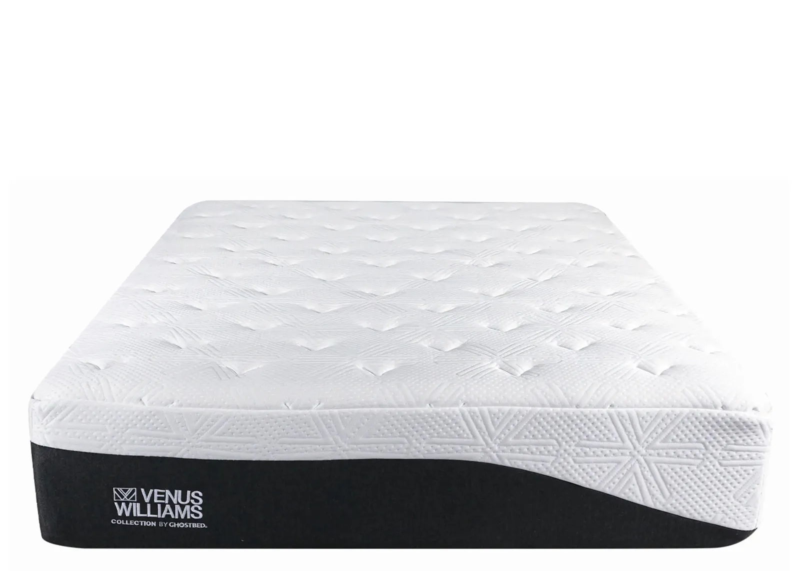 Venus Williams by GhostBed 14" Serve Memory Foam Mattress in a Box in White by Ghostbed