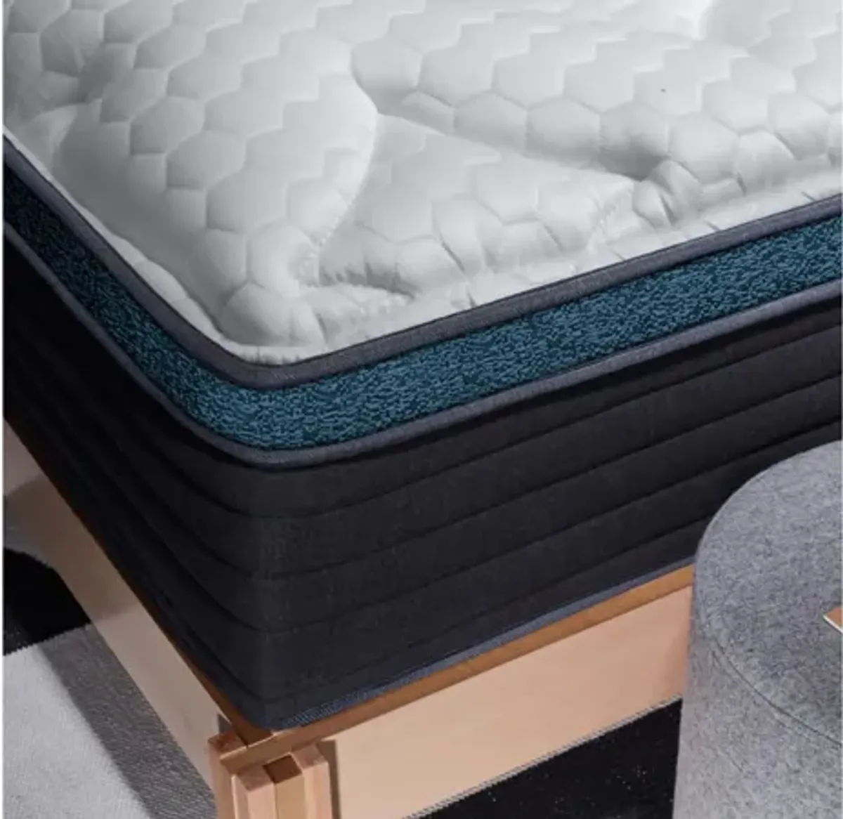 Helix Sunset Luxe Mattress with GlacioTex Cooling Cover