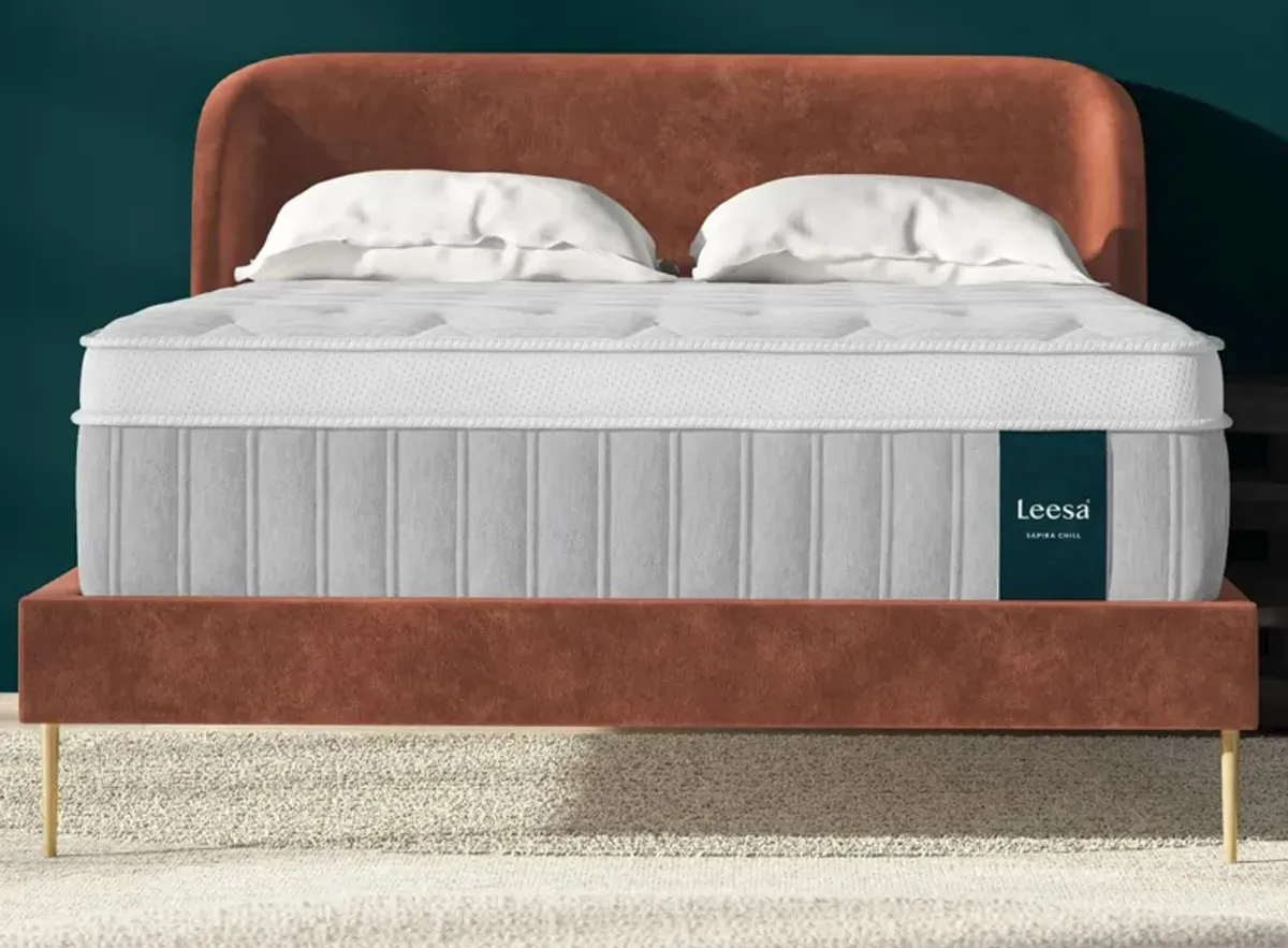 Leesa Sapira Chill Firm Hybrid Mattress in Gray by Helix Sleep