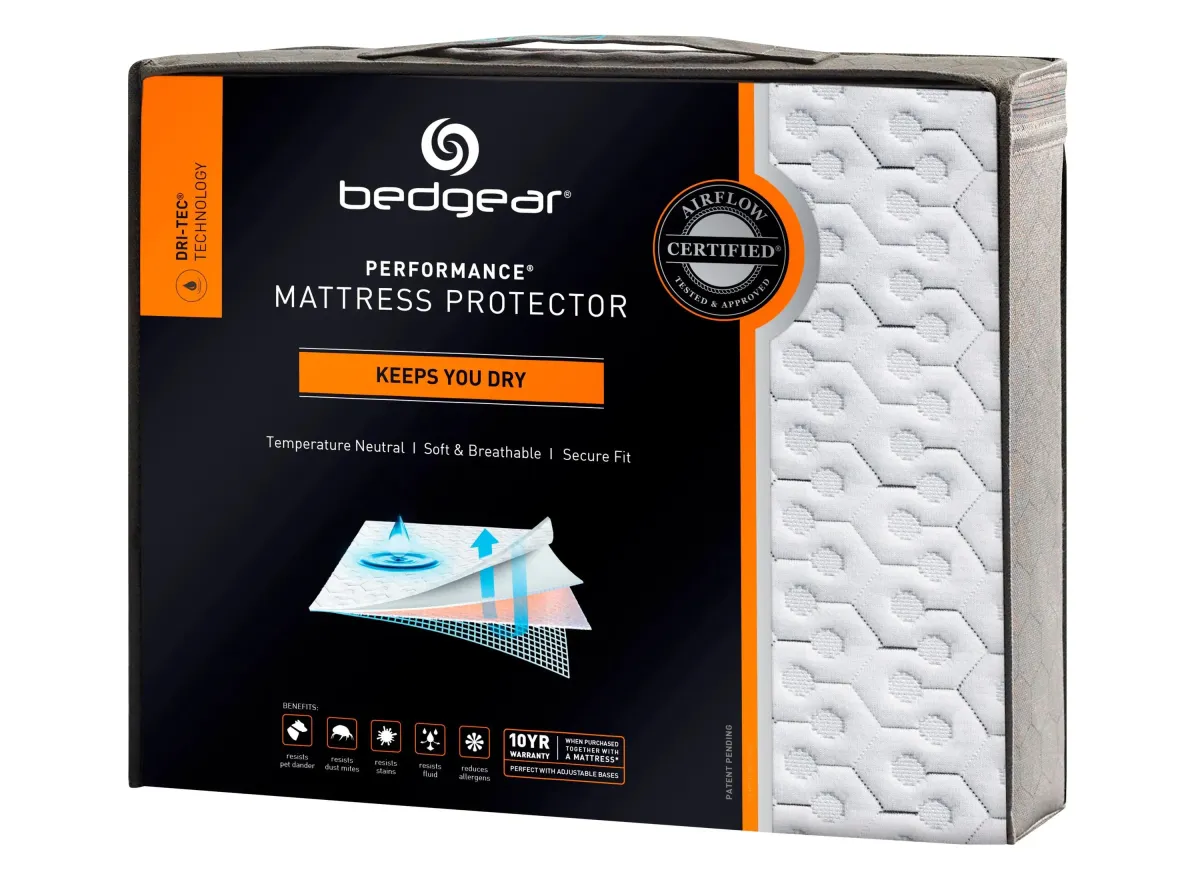 BEDGEAR Dri-Tec Performance® Split Head King Mattress Protector by Bedgear