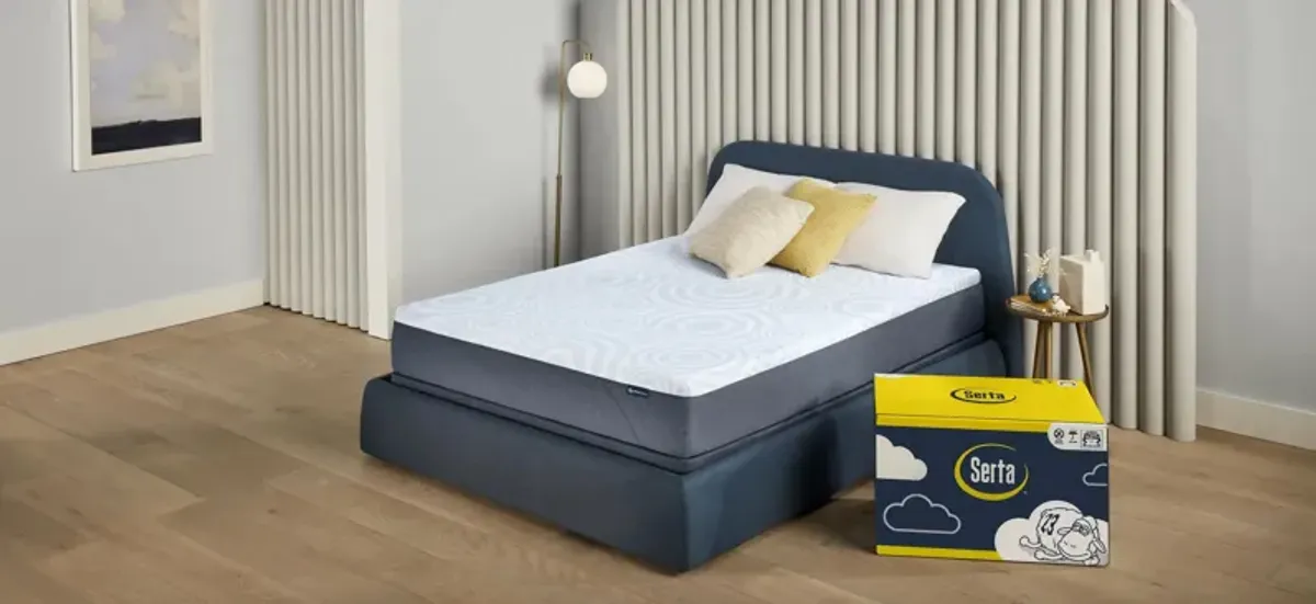 Serta Perfect Sleeper Nestled Night Gel Memory Foam Medium-Firm EZ Tote Mattress