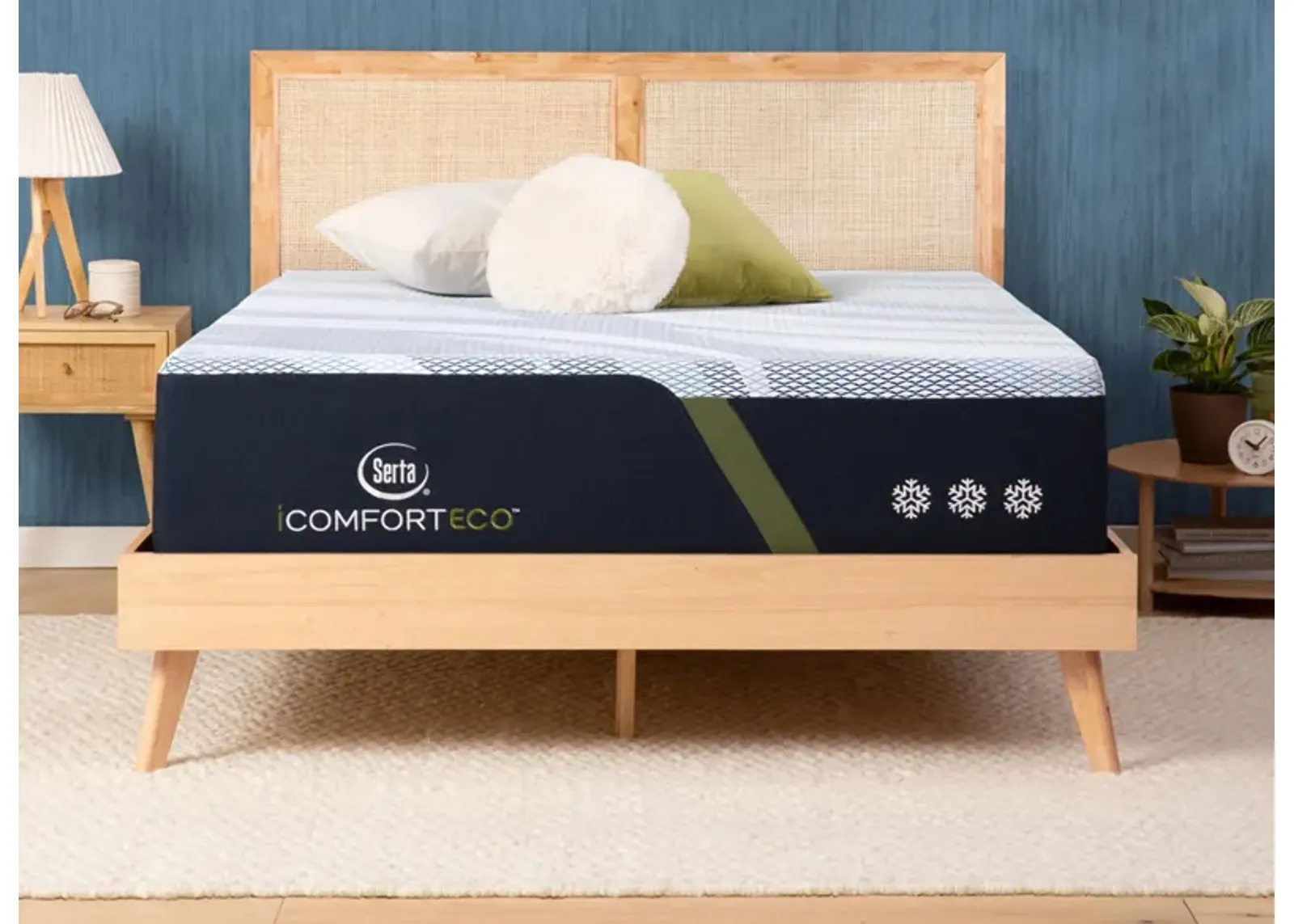 Serta iComfortECO™ F30LTX Firm Memory Foam Mattress with Natural Latex