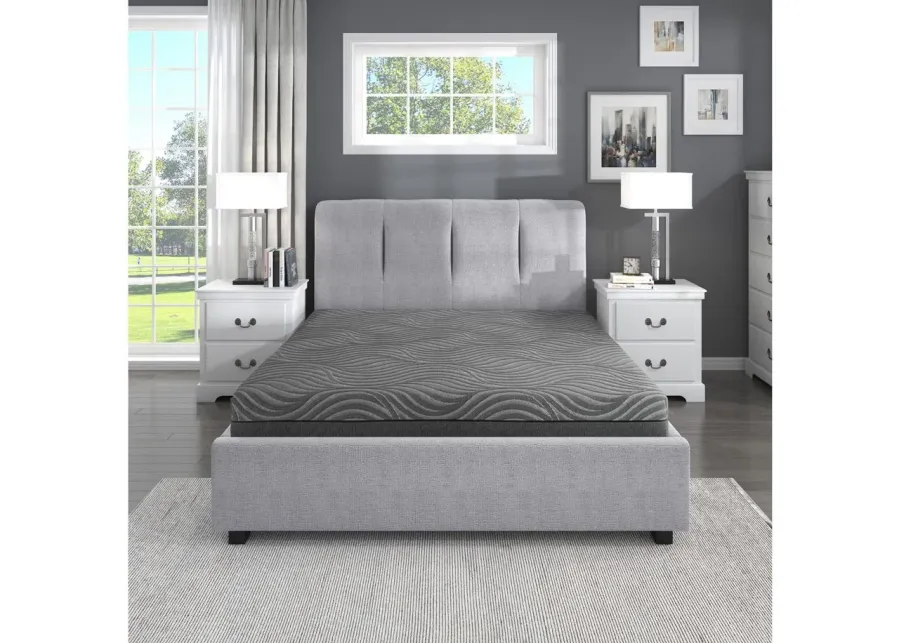 Lyra 8'' Copper-Infused Memory Foam Hybrid Mattress in Gray by Bellanest