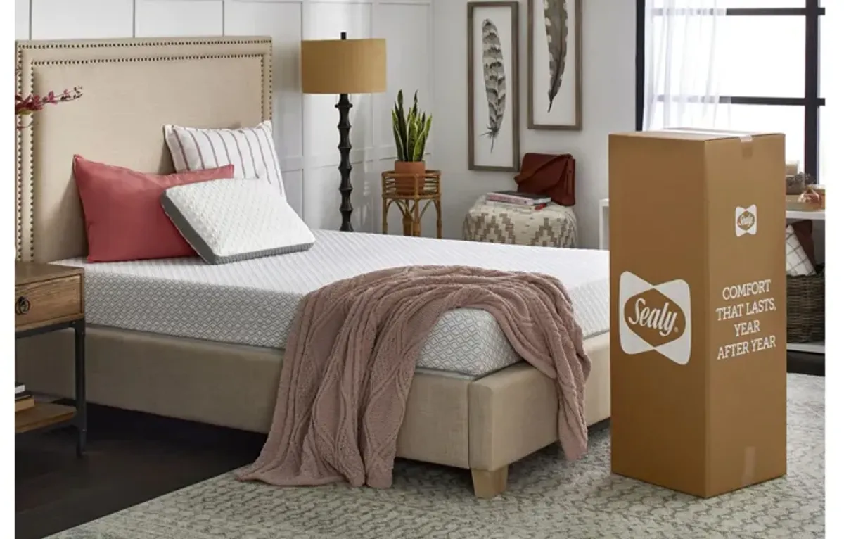 Sealy Cool + Clean 8" Medium Memory Foam Mattress